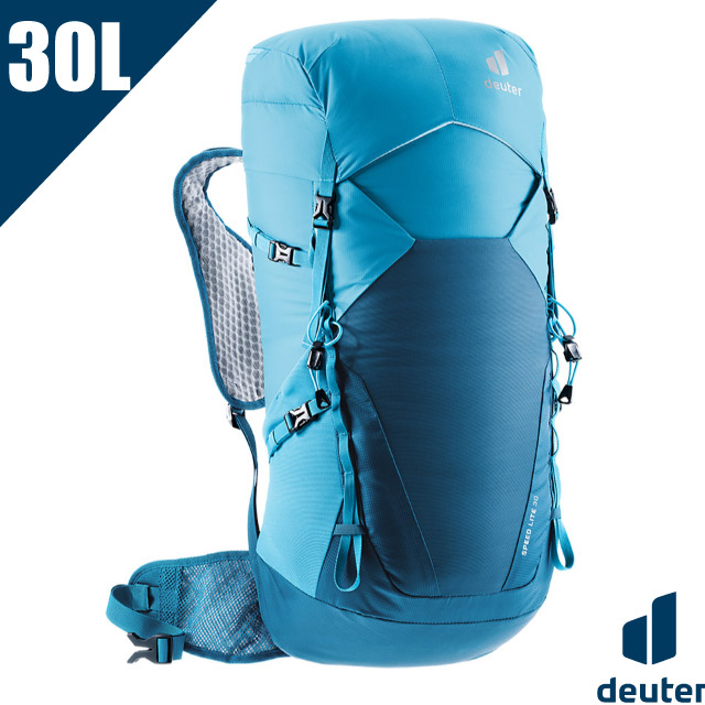 【德國 Deuter】SPEED LITE 超輕量旅遊背包/登山包/健行包30L/3410622 蔚藍✿30E010